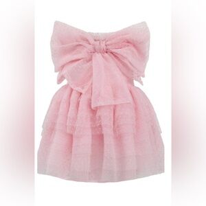 Lola and the boys dream bow mini tulle dress